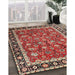 Machine Washable Traditional Camel Brown Rug in a Family Room, wshtr1614