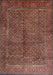 Traditional Saffron Red Persian Rug, tr1616