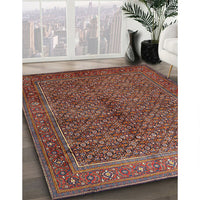 Traditional Saffron Red Persian Rug, tr1616