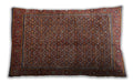 Traditional Classic Rectangular Saffron Red Lumbar Throw Pillow, 13 inch by 19 inch, lbtr1616