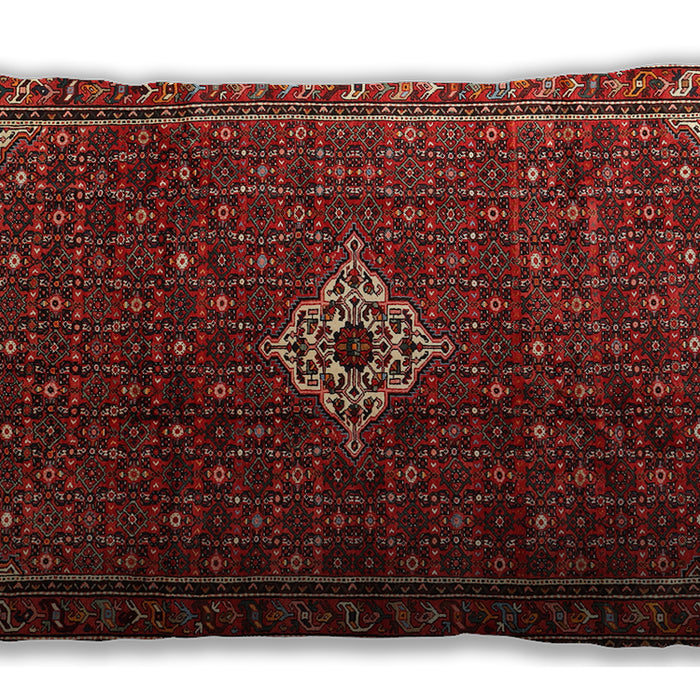 Traditional Classic Rectangular Sienna Brown Lumbar Throw Pillow, 13 inch by 19 inch, lbtr1619