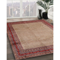 Traditional Fire Brick Red Persian Rug, tr1622