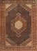 Traditional Bronze Brown Medallion Rug, tr1623