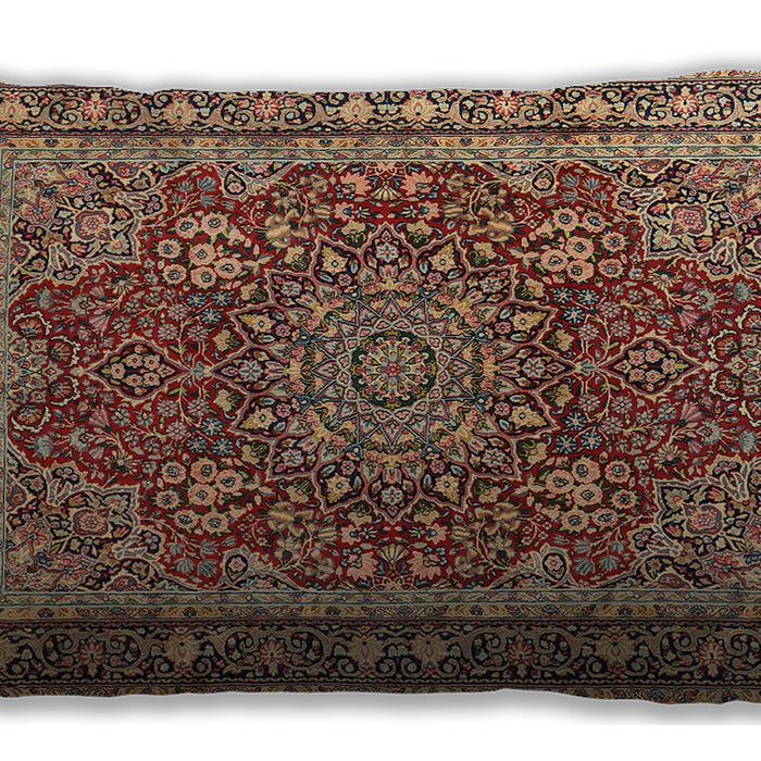 Traditional Classic Rectangular Brown Sand Brown Lumbar Throw Pillow, 13 inch by 19 inch, lbtr1624