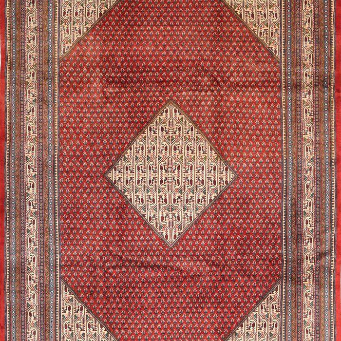 Machine Washable Traditional Orange Salmon Pink Rug, wshtr1626