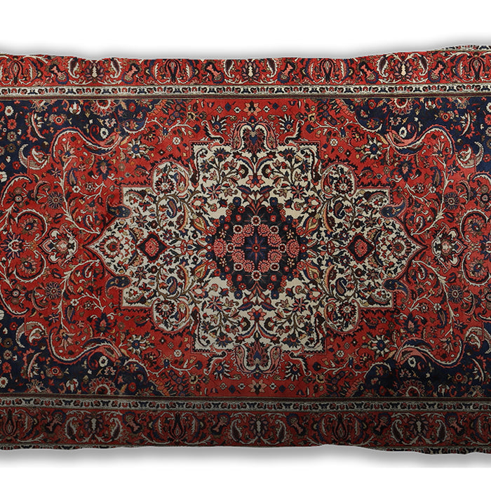 Traditional Classic Rectangular Dark Almond Brown Lumbar Throw Pillow, 13 inch by 19 inch, lbtr1627