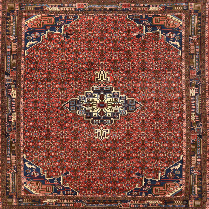 Square Traditional Red Persian Rug, tr1628