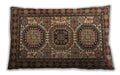 Traditional Classic Rectangular Bakers Brown Lumbar Throw Pillow, 13 inch by 19 inch, lbtr1629