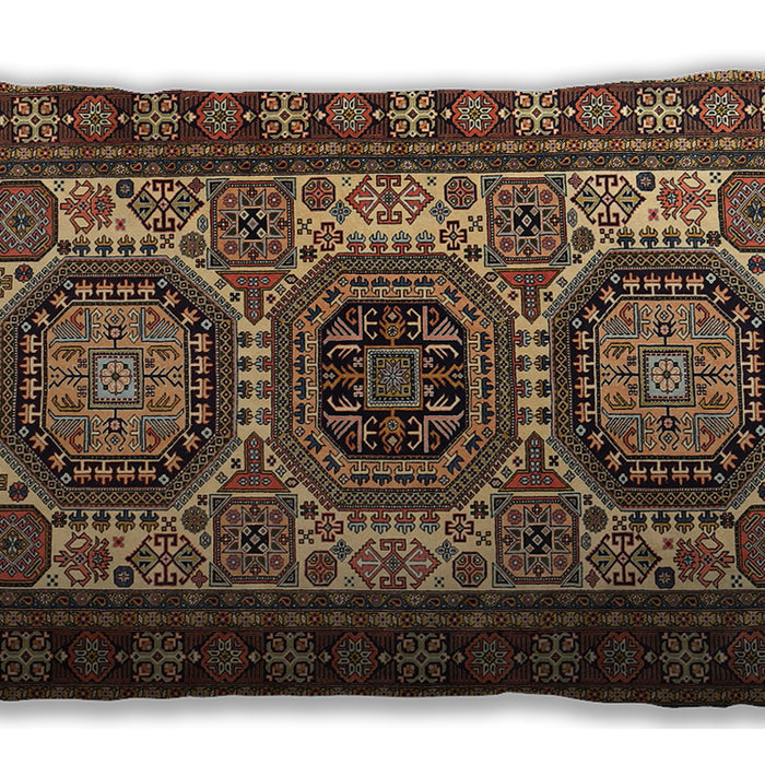 Traditional Classic Rectangular Bakers Brown Lumbar Throw Pillow, 13 inch by 19 inch, lbtr1629