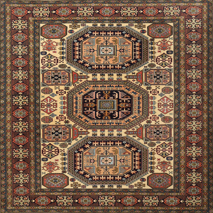 Square Traditional Bakers Brown Persian Rug, tr1629