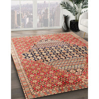 Traditional Sandy Brown Persian Rug, tr162
