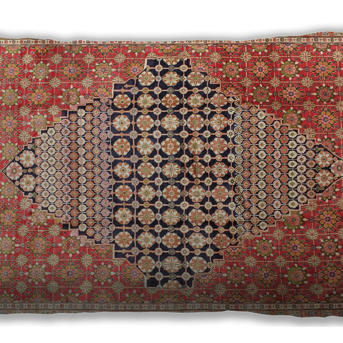 Traditional Classic Rectangular Sandy Brown Lumbar Throw Pillow, 13 inch by 19 inch, lbtr162