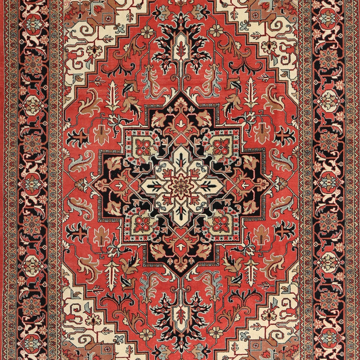 Traditional Saffron Red Persian Rug, tr1630