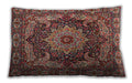 Traditional Classic Rectangular Saffron Red Lumbar Throw Pillow, 13 inch by 19 inch, lbtr1631