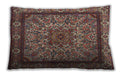 Traditional Classic Rectangular Saffron Red Lumbar Throw Pillow, 13 inch by 19 inch, lbtr1632