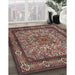 Machine Washable Traditional Saffron Red Rug in a Family Room, wshtr1632