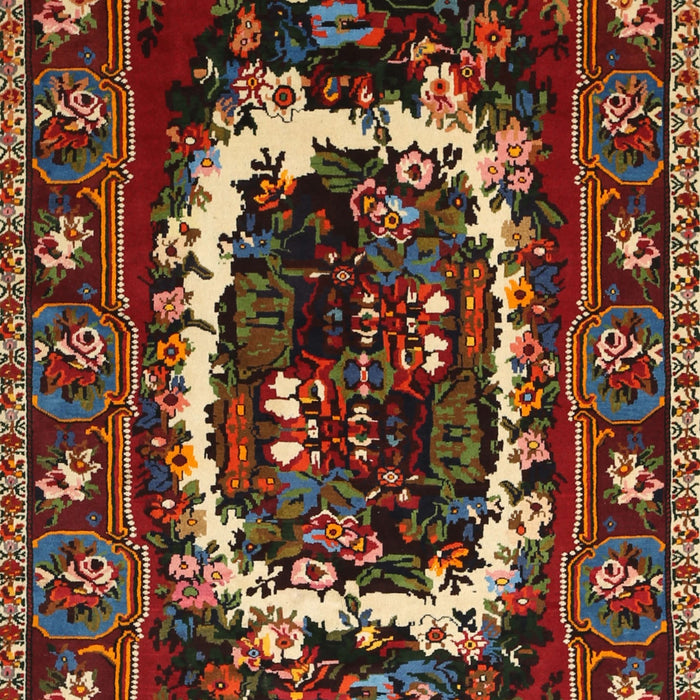 Machine Washable Traditional Dark Gold Brown Rug, wshtr1633