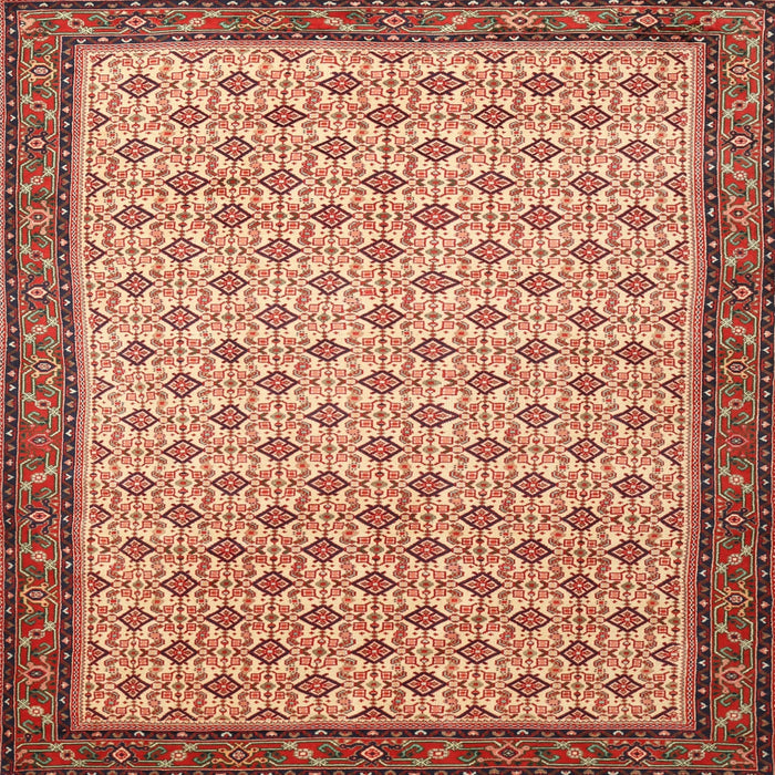 Square Traditional Red Persian Rug, tr1635