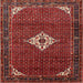 Square Traditional Sienna Brown Persian Rug, tr1636