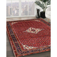 Traditional Sienna Brown Persian Rug, tr1636