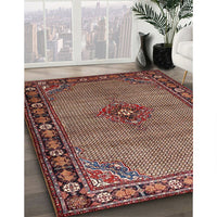 Traditional Saffron Red Persian Rug, tr1638