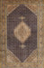 Traditional Bakers Brown Medallion Rug, tr1639