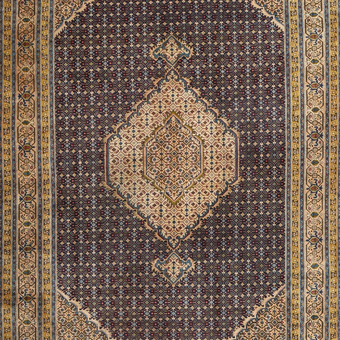 Traditional Bakers Brown Medallion Rug, tr1639