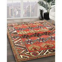 Traditional Sand Brown Persian Rug, tr163