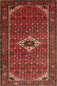 Machine Washable Traditional Sienna Brown Rug, wshtr1641