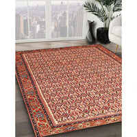 Traditional Sandy Brown Persian Rug, tr1642