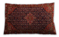 Traditional Classic Rectangular Chestnut Brown Lumbar Throw Pillow, 13 inch by 19 inch, lbtr1645