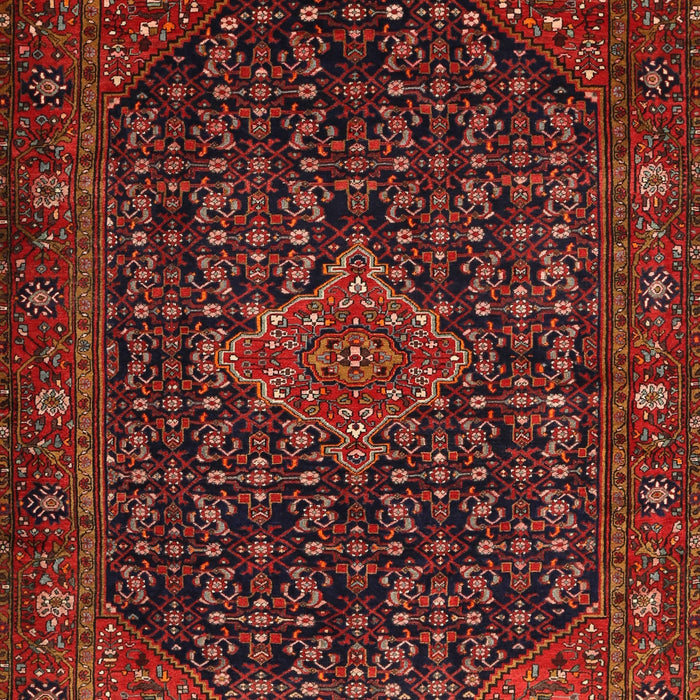 Machine Washable Traditional Chestnut Brown Rug, wshtr1645