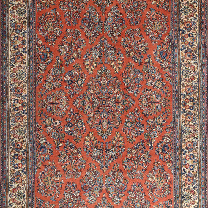 Machine Washable Traditional Dark Almond Brown Rug, wshtr1646