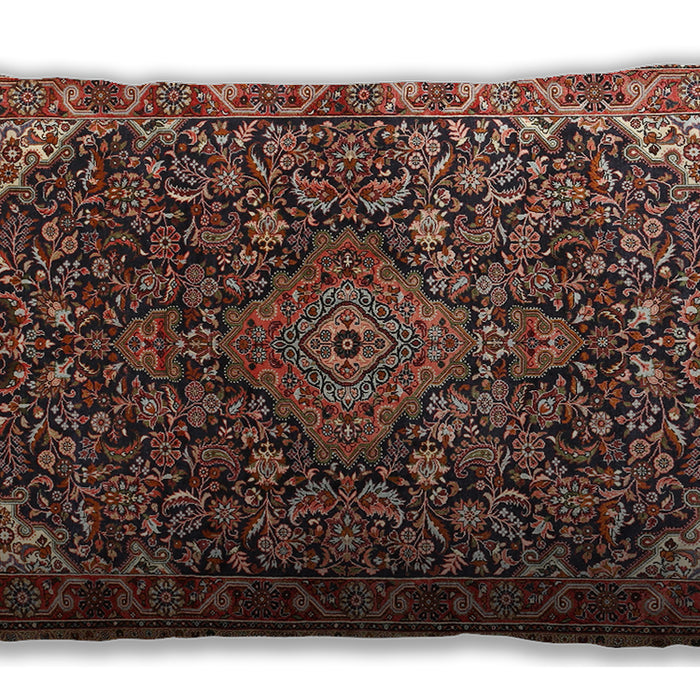 Traditional Classic Rectangular Orange Salmon Pink Lumbar Throw Pillow, 13 inch by 19 inch, lbtr1648