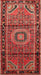 Machine Washable Traditional Rust Pink Rug, wshtr164