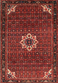 Machine Washable Traditional Sienna Brown Rug, wshtr1650