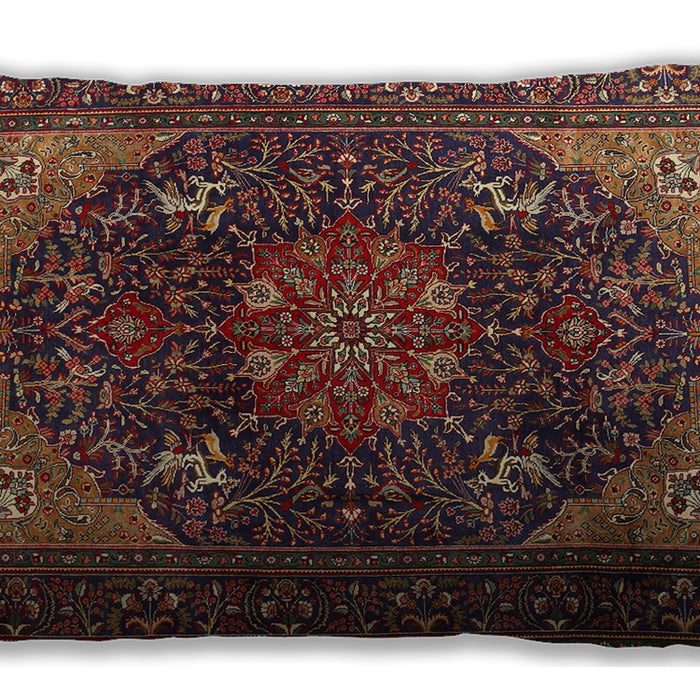 Traditional Classic Rectangular Dark Gold Brown Lumbar Throw Pillow, 13 inch by 19 inch, lbtr1651