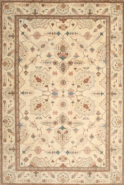 Machine Washable Traditional Sun Yellow Rug, wshtr1657