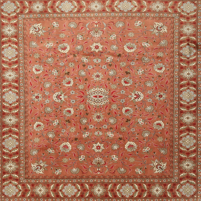 Square Traditional Red Persian Rug, tr1658