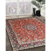 Machine Washable Traditional Tomato Red Rug in a Family Room, wshtr1659