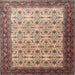 Square Traditional Brown Persian Rug, tr1662