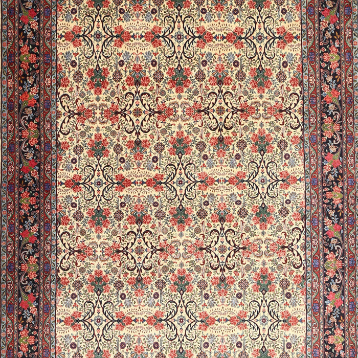 Machine Washable Traditional Brown Rug, wshtr1662