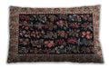 Traditional Classic Rectangular Dark Almond Brown Lumbar Throw Pillow, 13 inch by 19 inch, lbtr1664