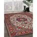 Machine Washable Traditional Saffron Red Rug in a Family Room, wshtr1667