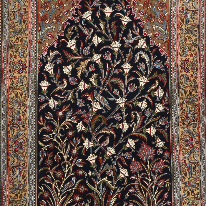 Machine Washable Traditional Dark Almond Brown Rug, wshtr1668