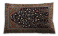Traditional Classic Rectangular Dark Almond Brown Lumbar Throw Pillow, 13 inch by 19 inch, lbtr1668