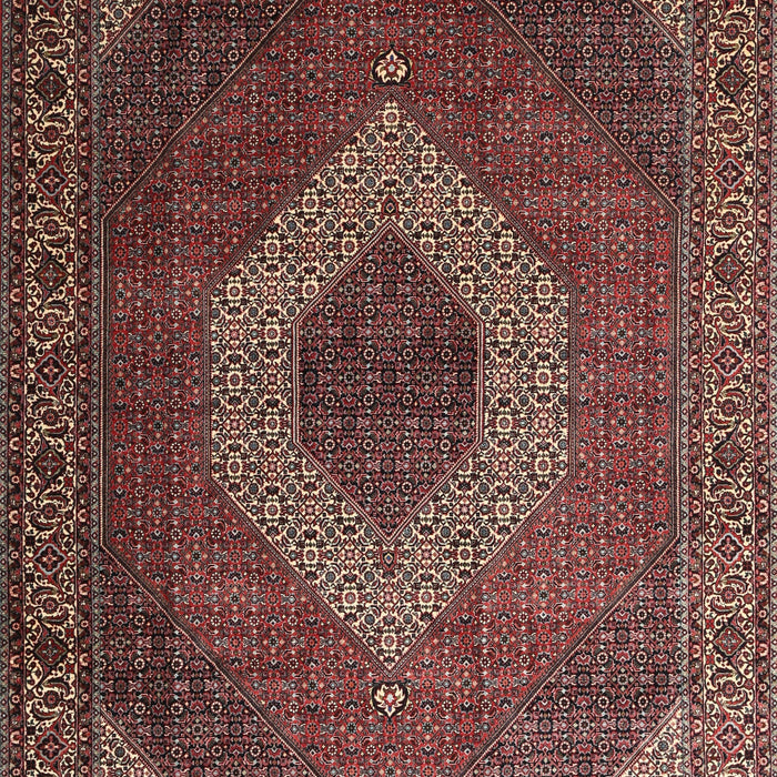 Traditional Orange Salmon Pink Medallion Rug, tr1669