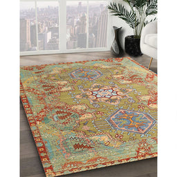 Machine Washable Traditional Red Rug in a Family Room, wshtr166