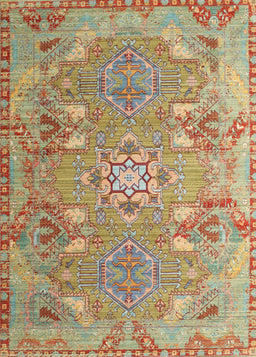 Machine Washable Traditional Red Rug, wshtr166