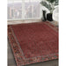 Machine Washable Traditional Sienna Brown Rug in a Family Room, wshtr1671